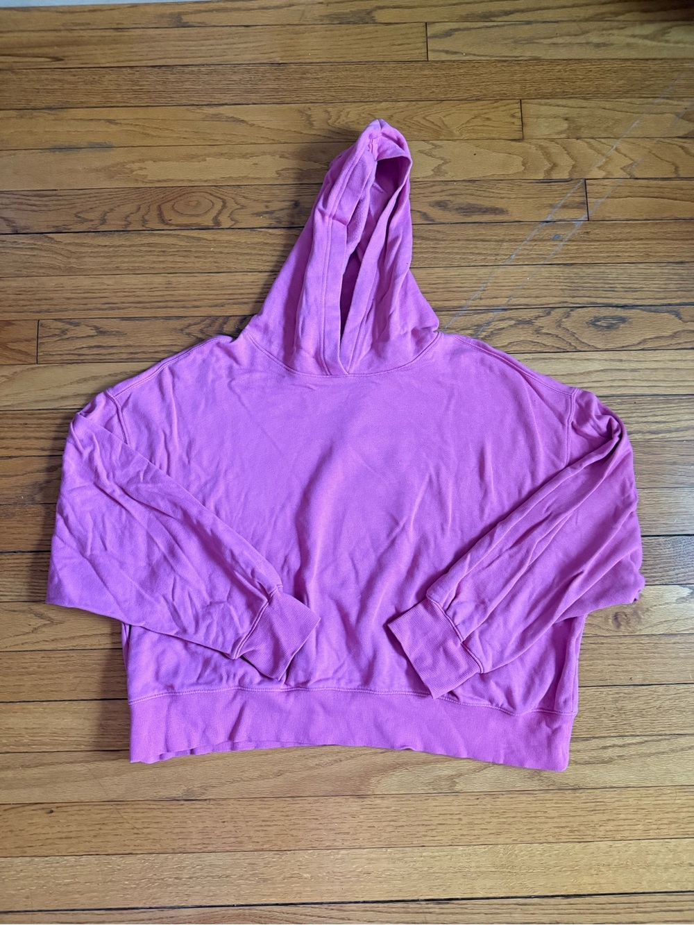 Old Navy Pink Cropped Hooded Sweatshirt